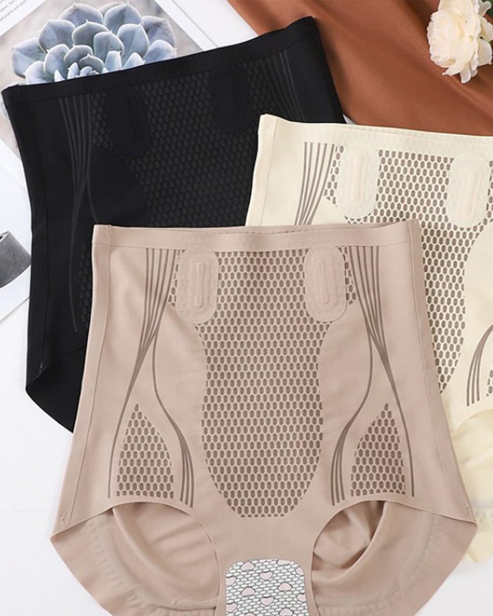 Graphen Shapewear Höschen mit Hoher Taille Bauchkontrolle PoLifting