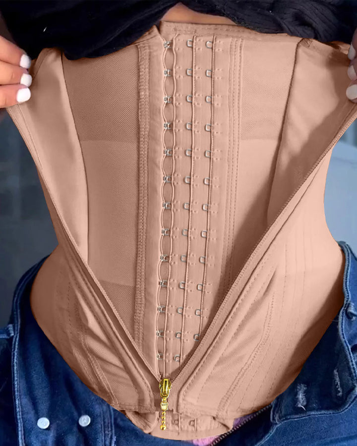 Shapshe® Body Shaper Tanktop mit Reißverschluss und Taillentrainer