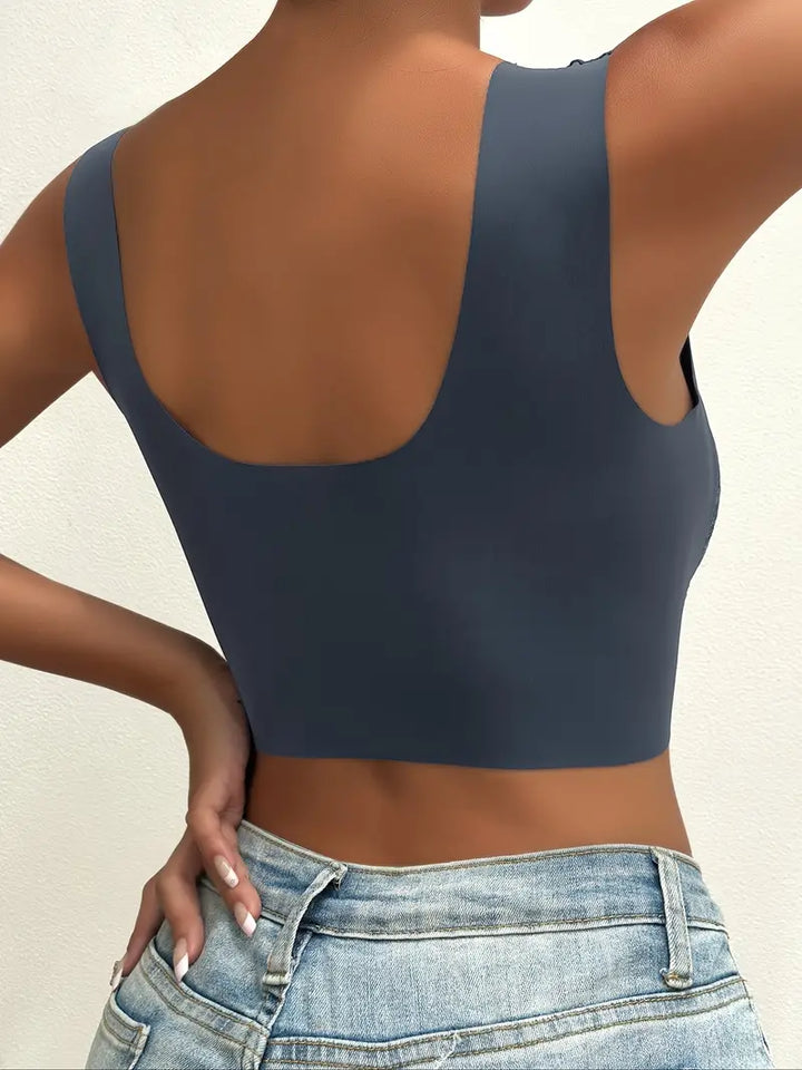 Kabelloser Spitze mit vollständiger Abdeckung bequemen Trägern Tank BH