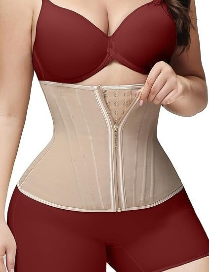 Shapshe® Body Shaper Tanktop mit Reißverschluss und Taillentrainer