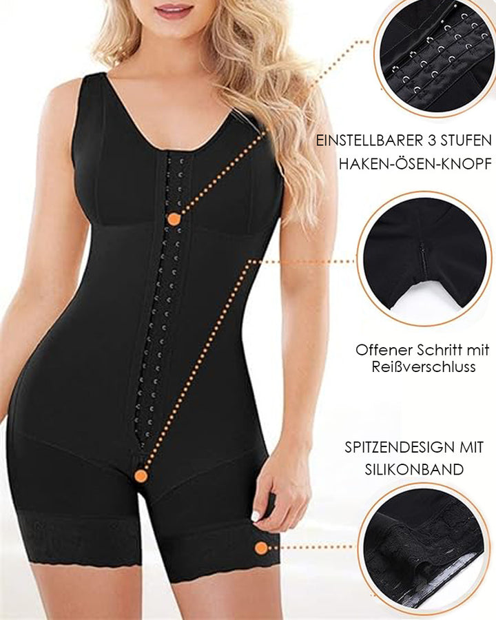 Shapshe® Kurzer Hüftgürtel mit Hoher Kompression und Broschen Brustgürtel mit Brust für den Täglichen und Postoperativen Gebrauch