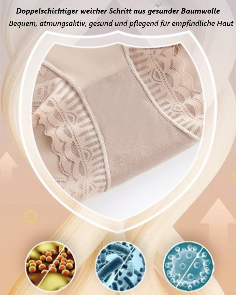 Damen Hoher Taille Nahtlos Anti-Rolling Slip Bauchweg Postpartale Formende Unterwäsche