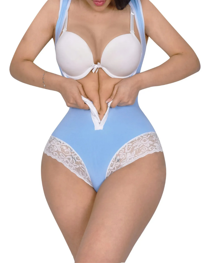Shapshe® Body Shaper Schlankheits-Bauchkontrolle Fajas offene Brust-Shapewear