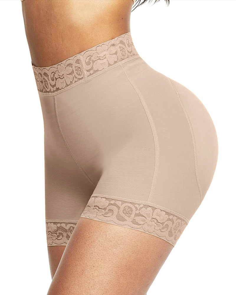 Shapshe® Po-Lifter ShapingShorts mit mittlerer Taille und Bauchkontrolle für Damen