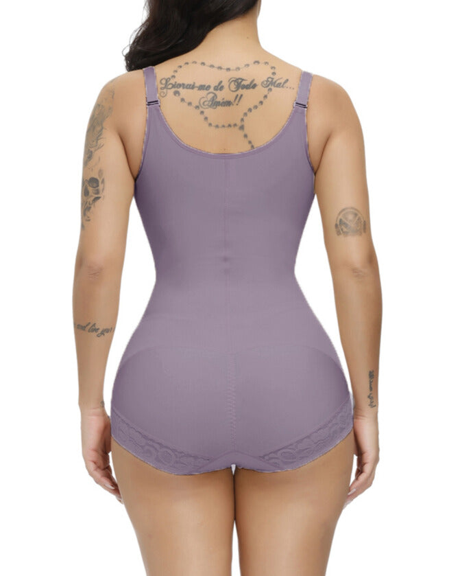 Shapshe® Feste Kontrolle Po-Lift Bauchkontrollierender Spitzen Body Shapewear
