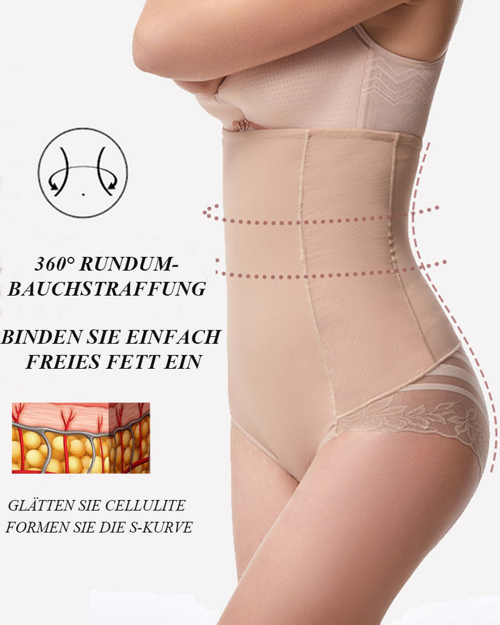 Body Shaper Unterwäsche Rutschfeste Taille Bauchkontrolle Po Lifting Spitzen Slip