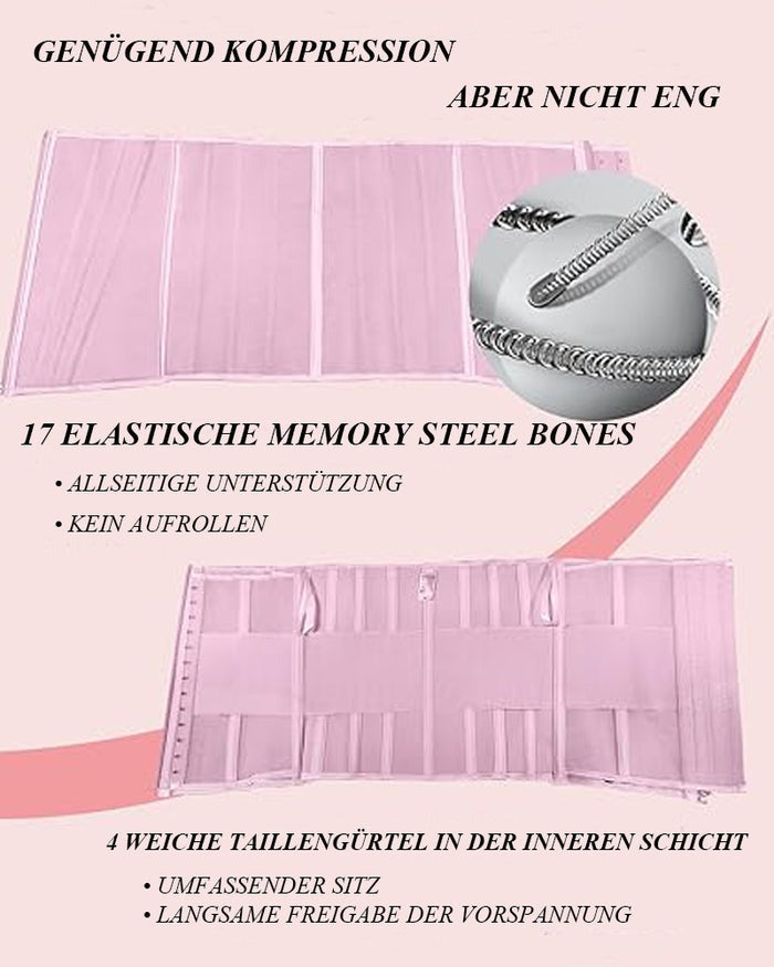 Shapshe® Body Shaper Tanktop mit Reißverschluss und Taillentrainer