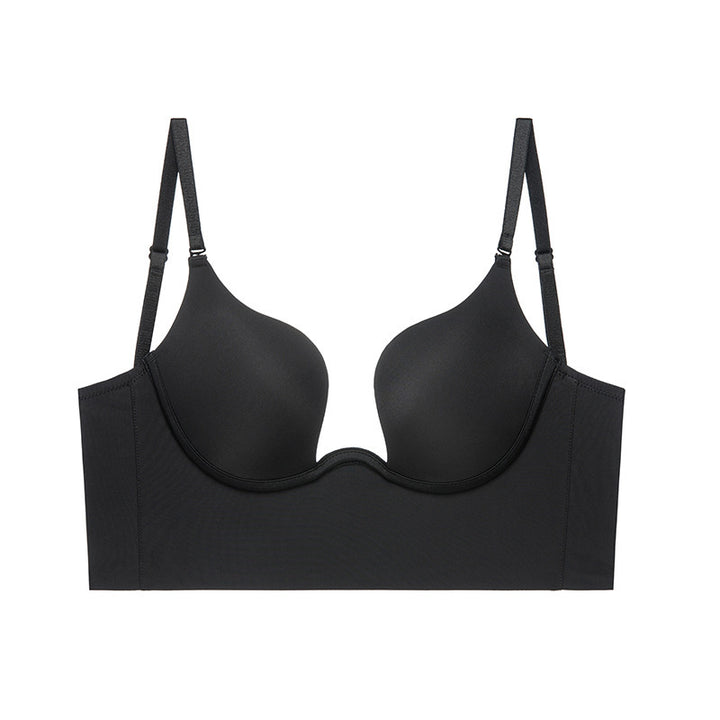 Rückenfreier Multiway Push Up BH mit Tiefem V Cup und Bügel