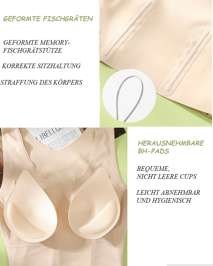 Komfort Doppel Kompressions Korsett mit nahtloser Bauchkontrolle und Rückenstütze