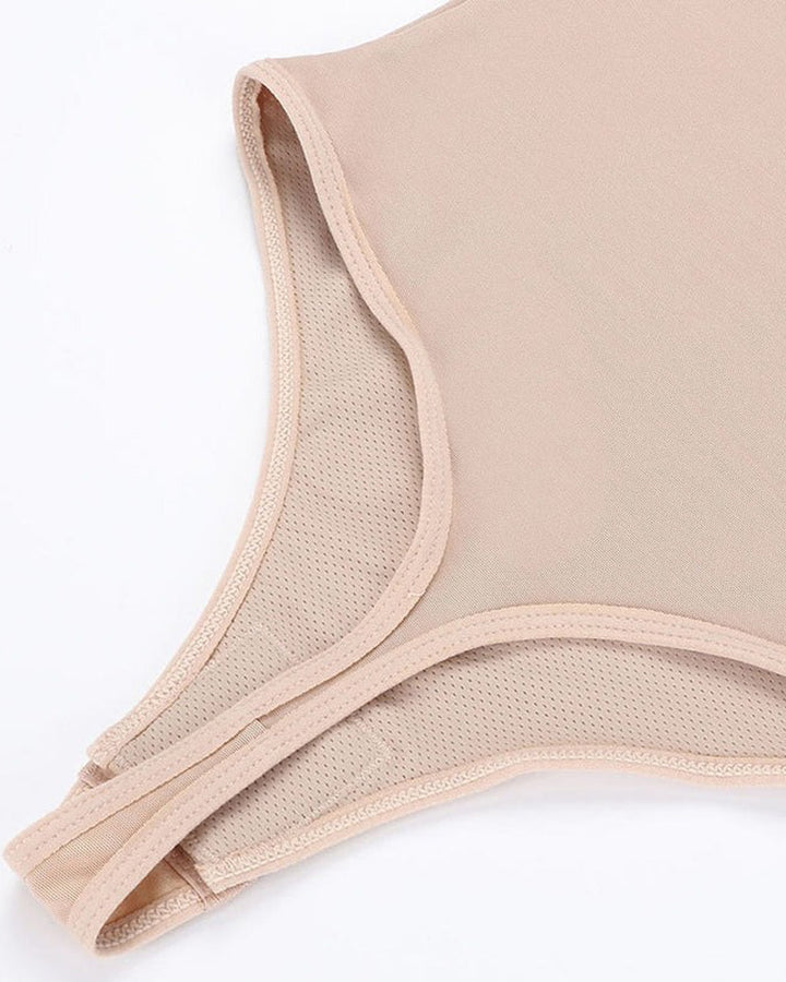 Nahtloser Bauchweg Bodysuit Po-Lifter Tanga Rückenfreier Body Shaper