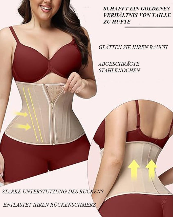 Shapshe® Body Shaper Tanktop mit Reißverschluss und Taillentrainer