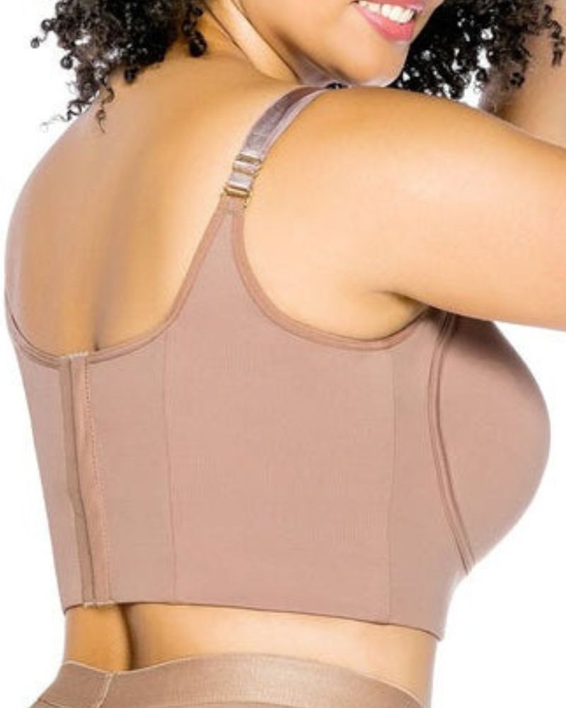 Shapshe® Hoch komprimierter Push up Ohne bügel BH mit Vollschale