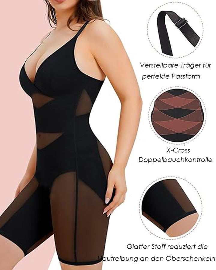 Mesh Taille Kreuz Abnehmen Body Bauchweg Oberschenkel Slimmer Shapewear