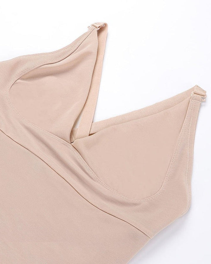 Nahtloser Bauchweg Bodysuit Po-Lifter Tanga Rückenfreier Body Shaper