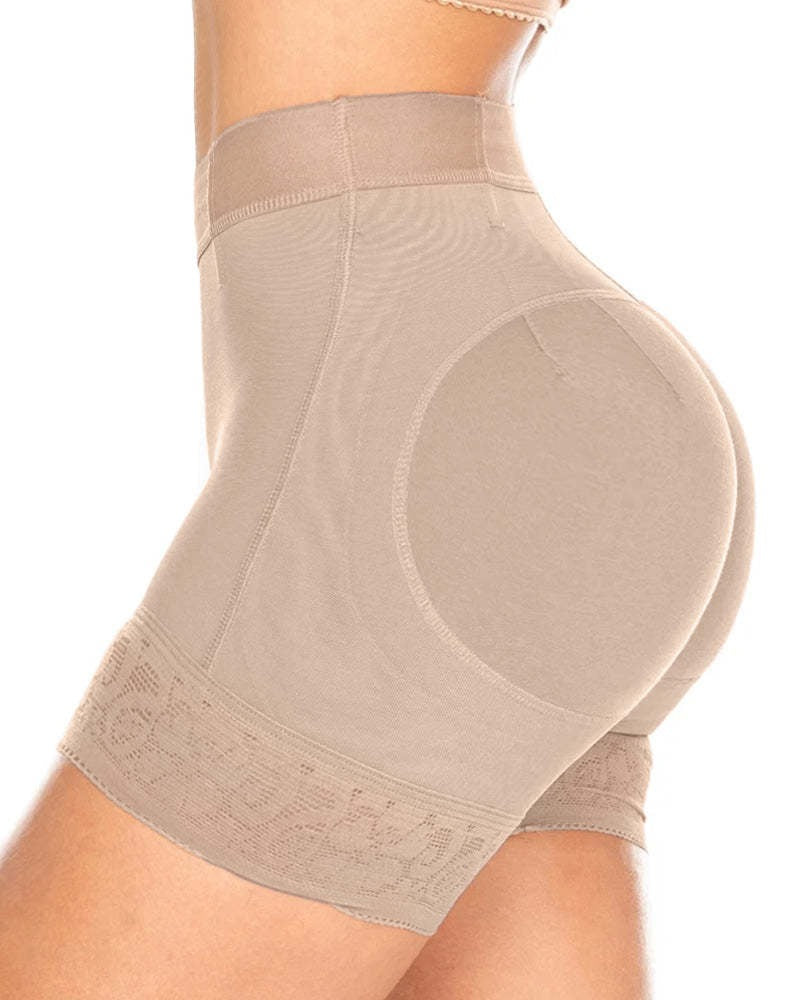 Shapshe® Damen Unterwäsche Höschen mit mittlerer Taille und Po Lifter Shorts zur Bauchkontrolle