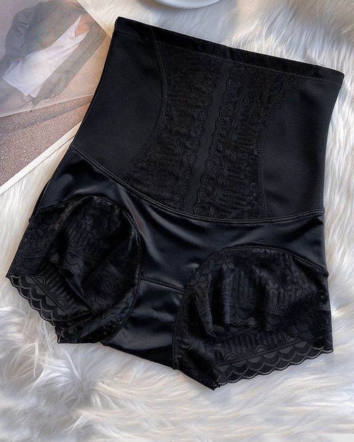 Damen Hoher Taille Nahtlos Anti-Rolling Slip Bauchweg Postpartale Formende Unterwäsche