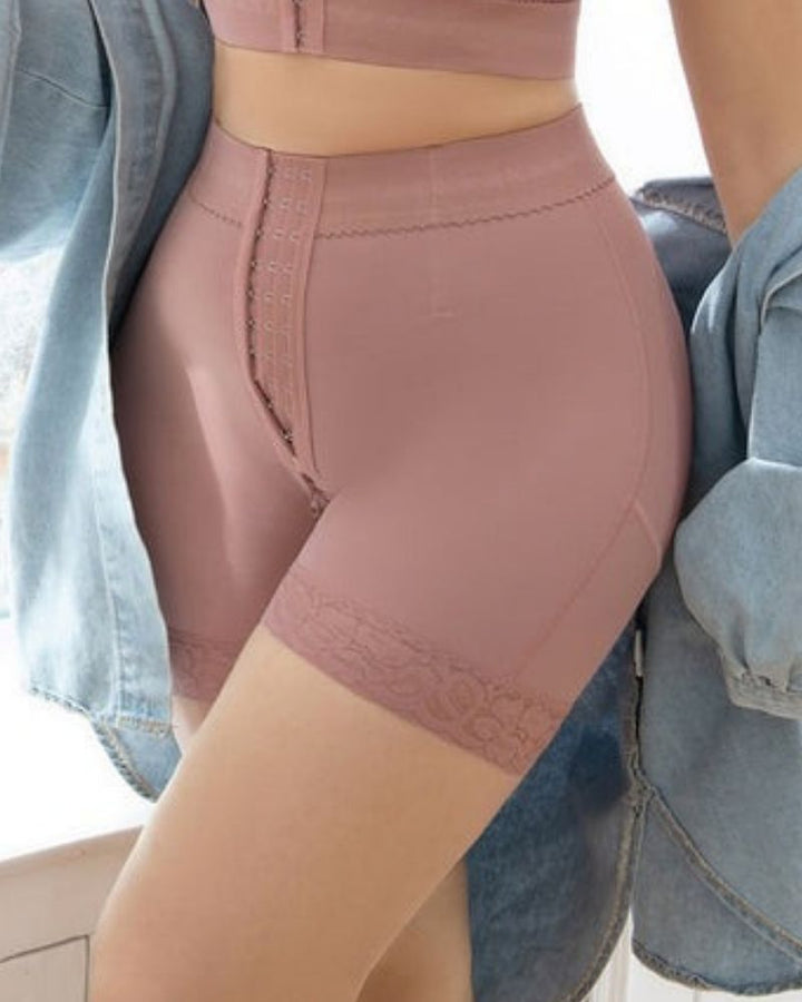 Shapshe® Damen Rosy Brown Tummy Control Body Shaper Butt Lifter Schlankheitshöschen