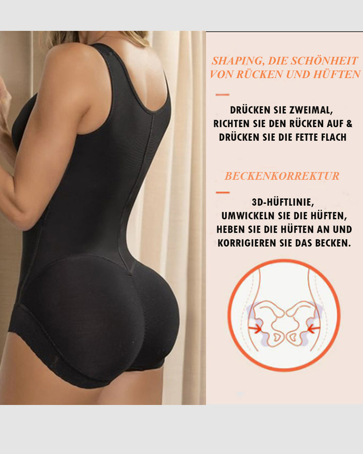 Shapshe® Hohe Kompressions Bodysuits für die volle Brust mit Haken und Ösen