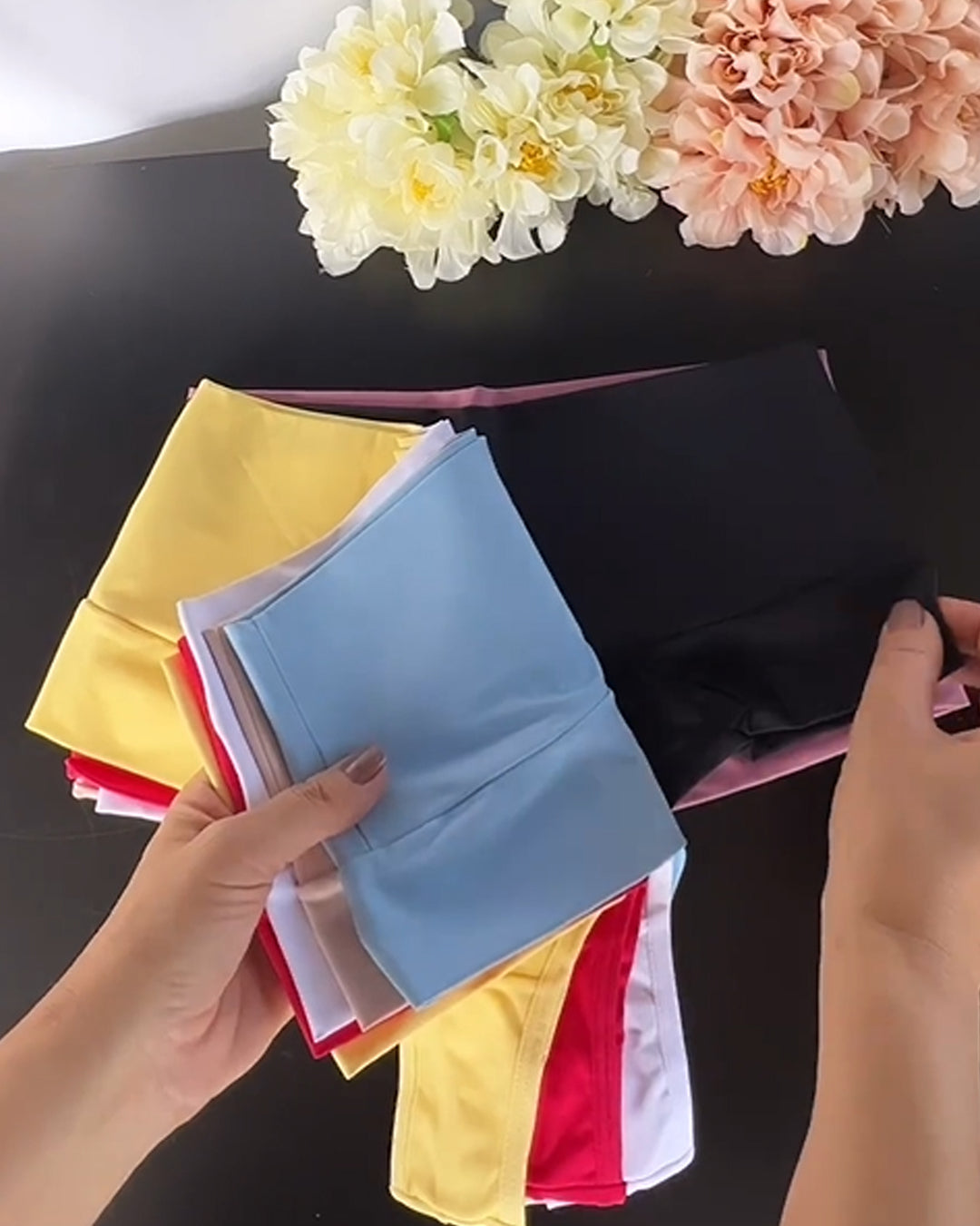 Shapshe® Bonbonfarbene Mehrfarbige Mittelhohe Höschen Unterwäsche Breifs