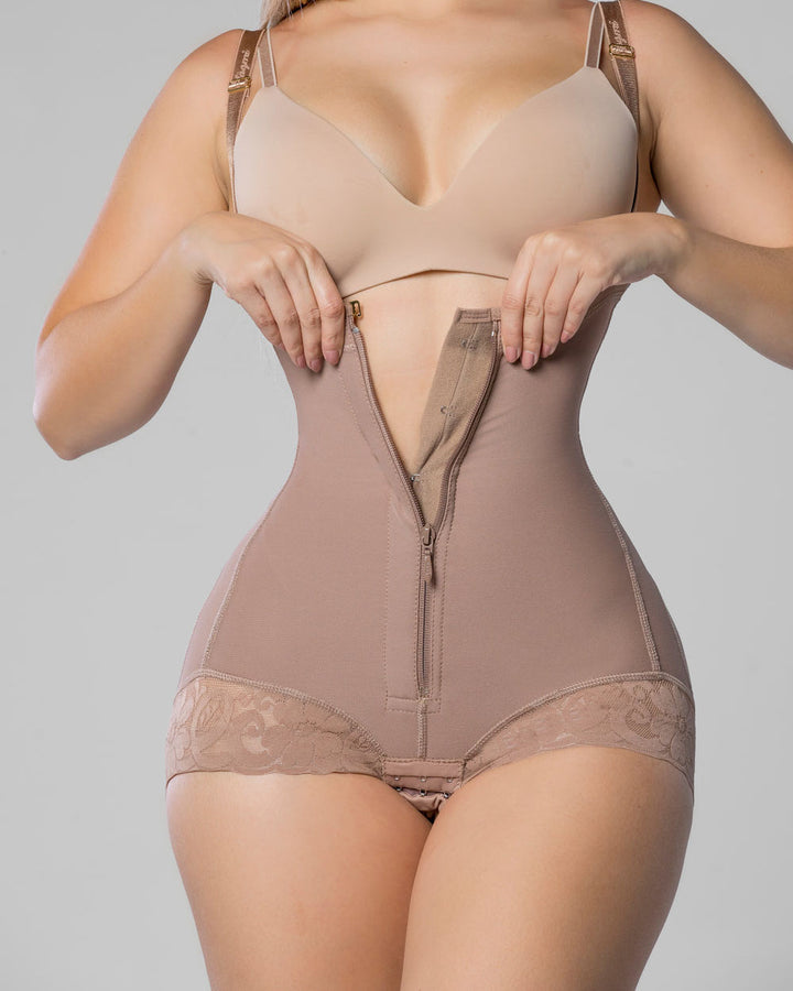 Shapshe® Bauchkontrolle Faja Body Korsett Shaper Offener Busen mit Reißverschluss
