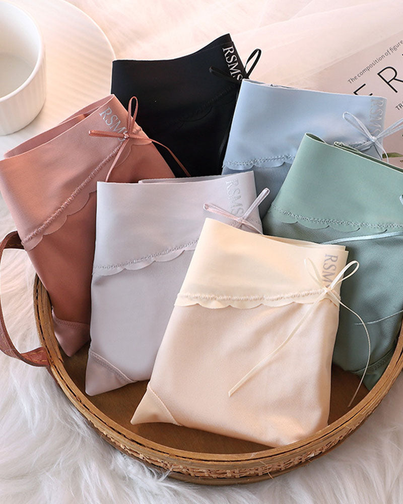 Luxuriöses Satin Höschen mit hoher Taille und Bauchkontrolle