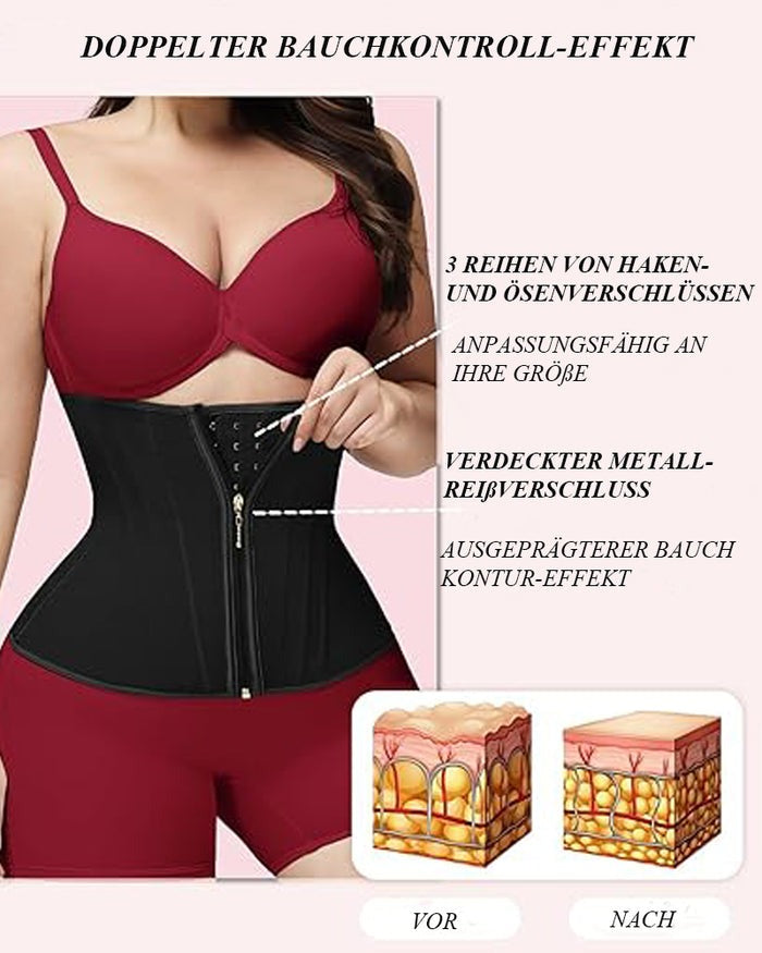 Shapshe® Body Shaper Tanktop mit Reißverschluss und Taillentrainer