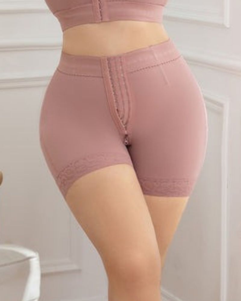 Shapshe® Damen Rosy Brown Tummy Control Body Shaper Butt Lifter Schlankheitshöschen