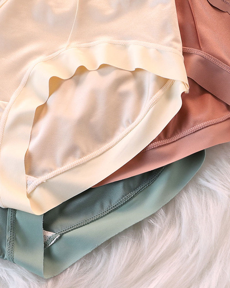 Luxuriöses Satin Höschen mit hoher Taille und Bauchkontrolle