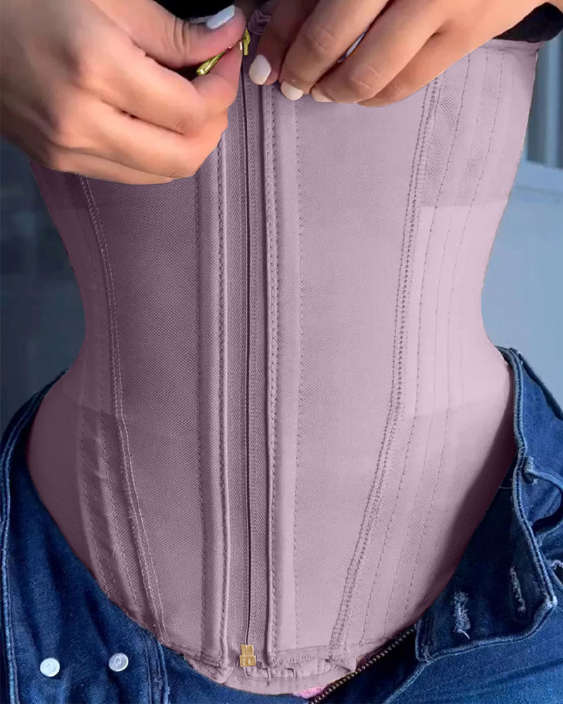 Shapshe® Body Shaper Tanktop mit Reißverschluss und Taillentrainer