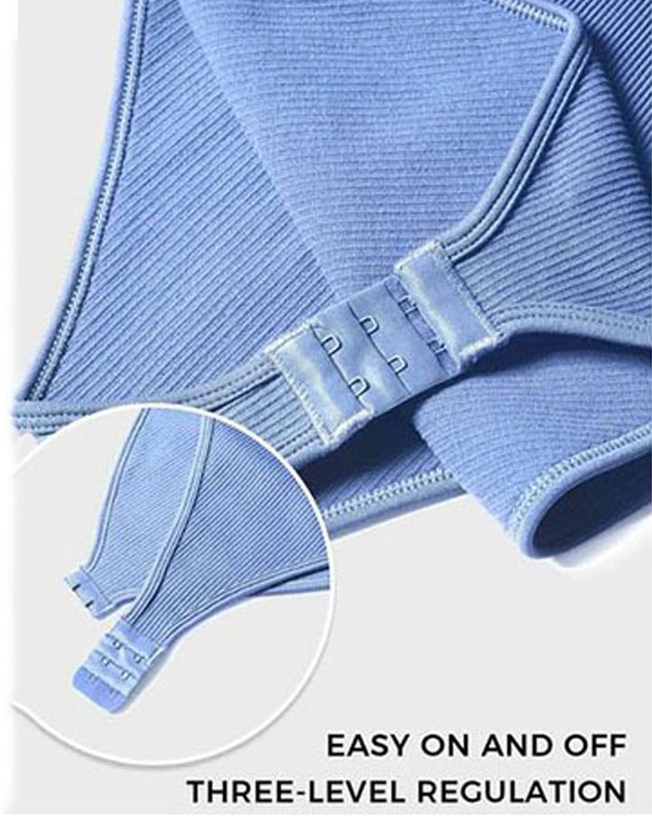 Shapewear Bodys Sexy Rippen Top Ärmelos Quadratischer Ausschnitt