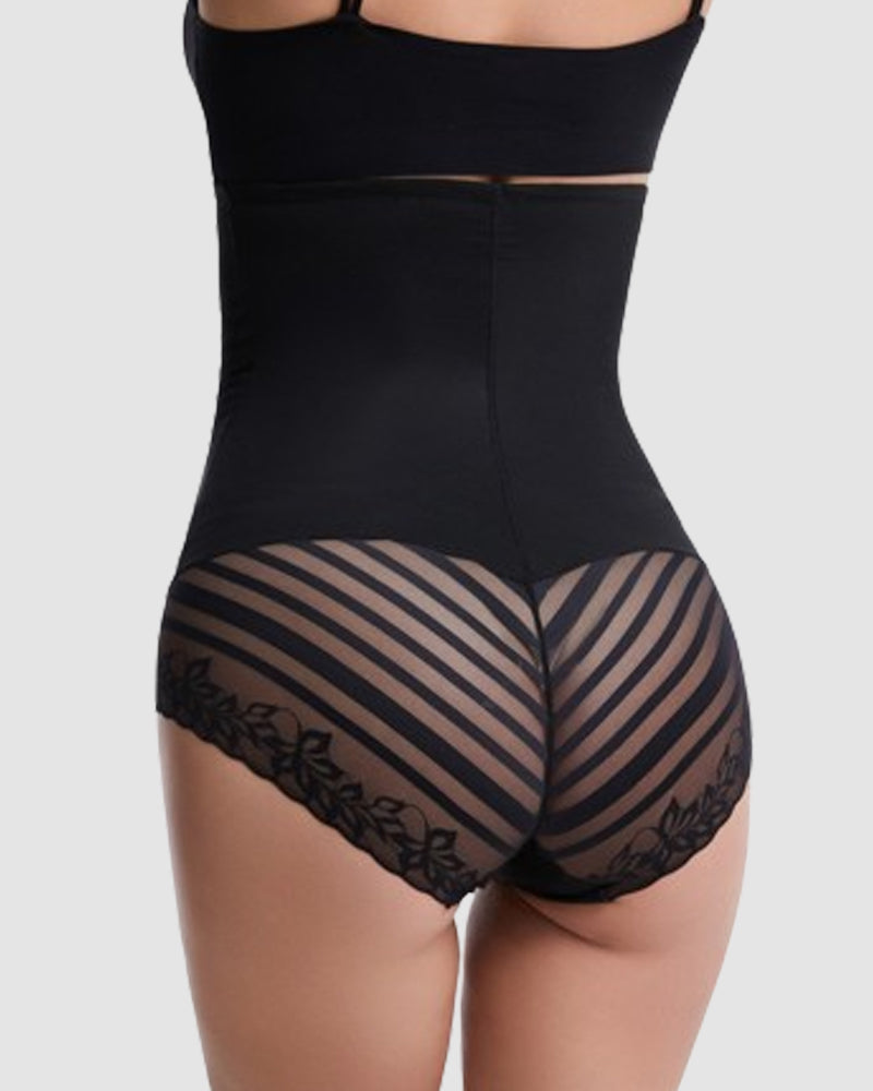 Body Shaper Unterwäsche Rutschfeste Taille Bauchkontrolle Po Lifting Spitzen Slip