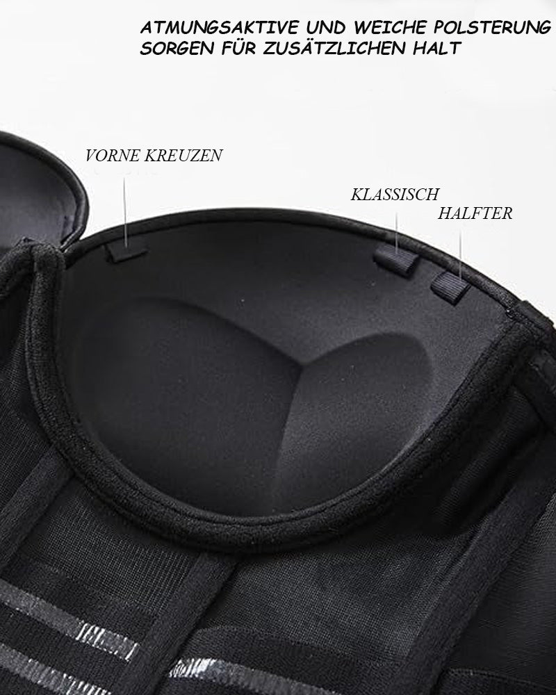 Rutschfester Trägerloser BH für Damen mit Tiefem Rücken und Langem Mehrwegigem Push-up BH