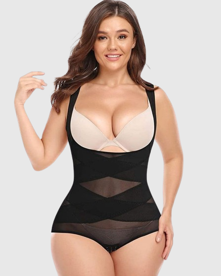 Mesh Nahtlose Taille Slimmer Korsett Hintern Shaping Shapewear Bodysuit