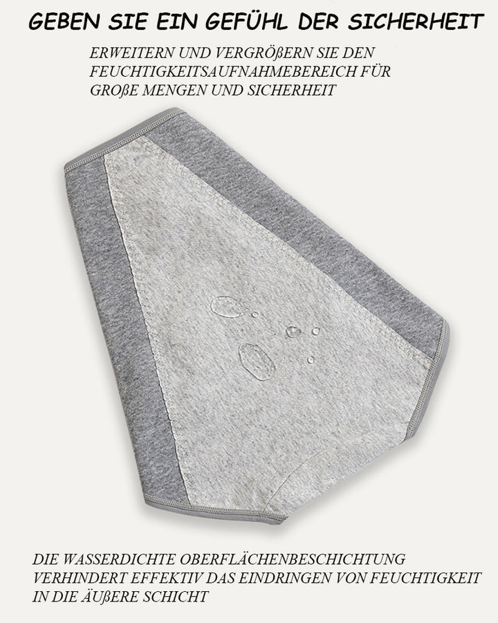 Perioden Anti-Seiten-Leckage Atmungsaktive Reiner Baumwolle Hoher Taille Unterwäsche