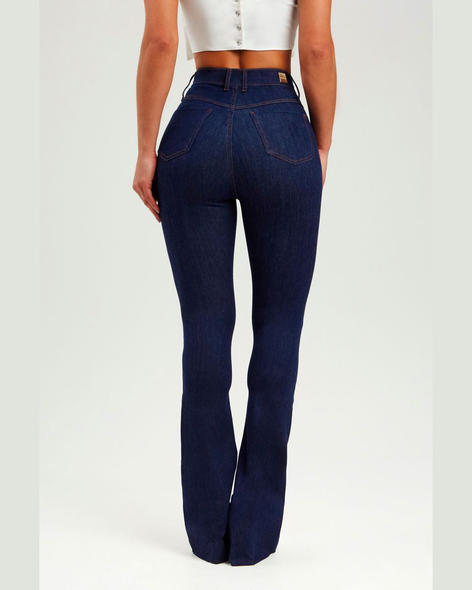 Butt Lifting Skinny Flare Shaping Jeans High Waist Jeans