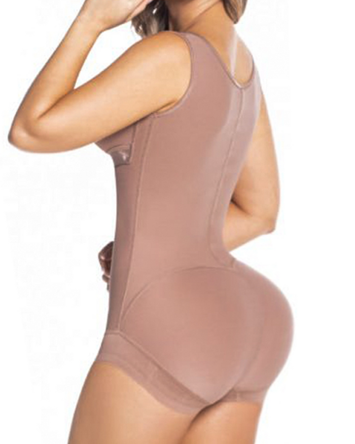 Shapshe® Hohe Kompressions Bodysuits für die volle Brust mit Haken und Ösen