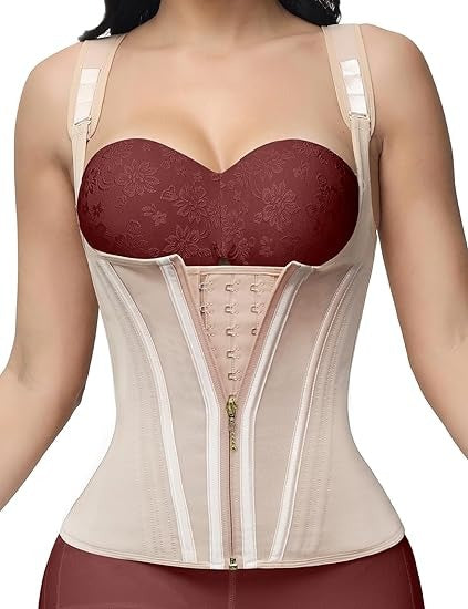 Shapshe® Taillentrainer für Damen Body Shaper Korsett Weste Tanktop mit Stahlknochen