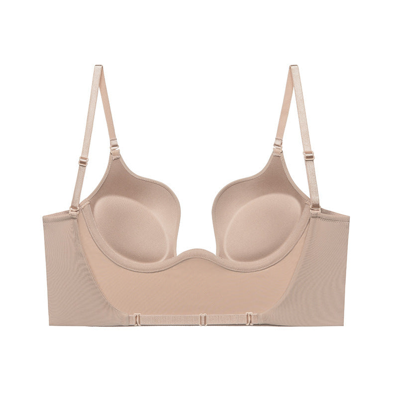 Rückenfreier Multiway Push Up BH mit Tiefem V Cup und Bügel