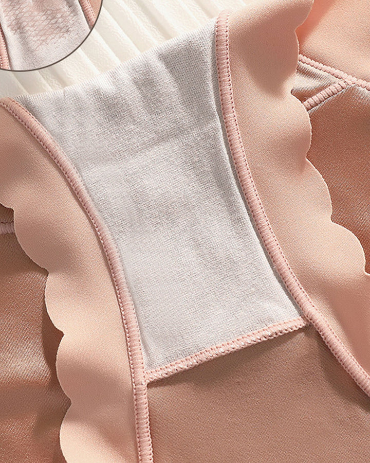 Sexy Höschen aus Seidenraupenseide mit hoher Taille und Hüftlift