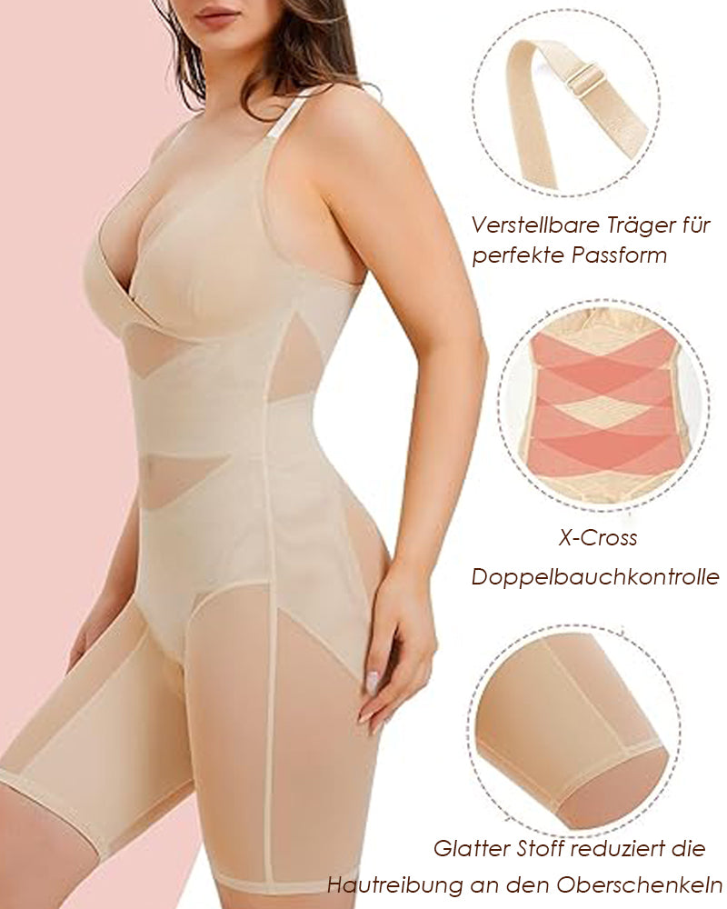 Mesh Taille Kreuz Abnehmen Body Bauchweg Oberschenkel Slimmer Shapewear