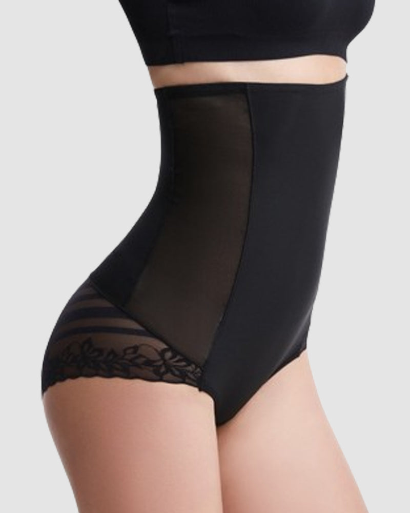 Body Shaper Unterwäsche Rutschfeste Taille Bauchkontrolle Po Lifting Spitzen Slip