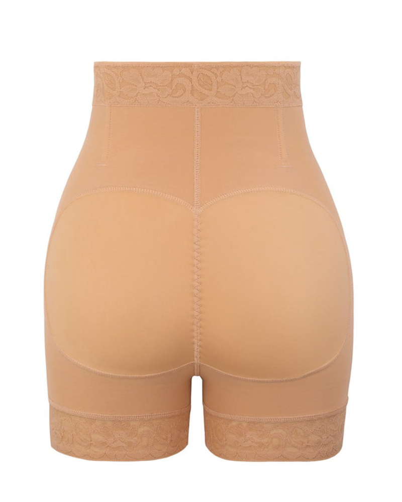 Shapshe® Hoch taillierte Po Lifter Körperformer Shorts mit Reißverschluss und nahtlosem Hüftverstärker