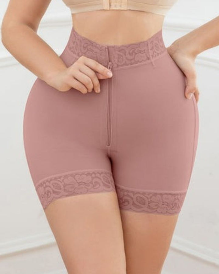 Shapshe® Rosybrown Schlankheits Hintern Kontrolle Höschen Beine Shaping Oberschenkel Shapers zu Knie Körper Shaper Shorts