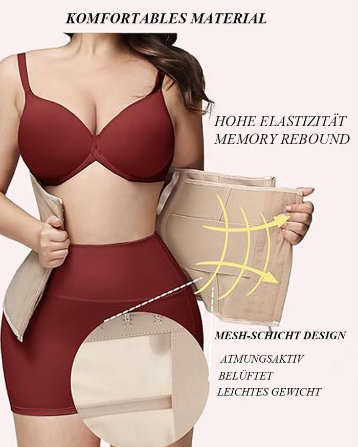 Shapshe® Body Shaper Tanktop mit Reißverschluss und Taillentrainer
