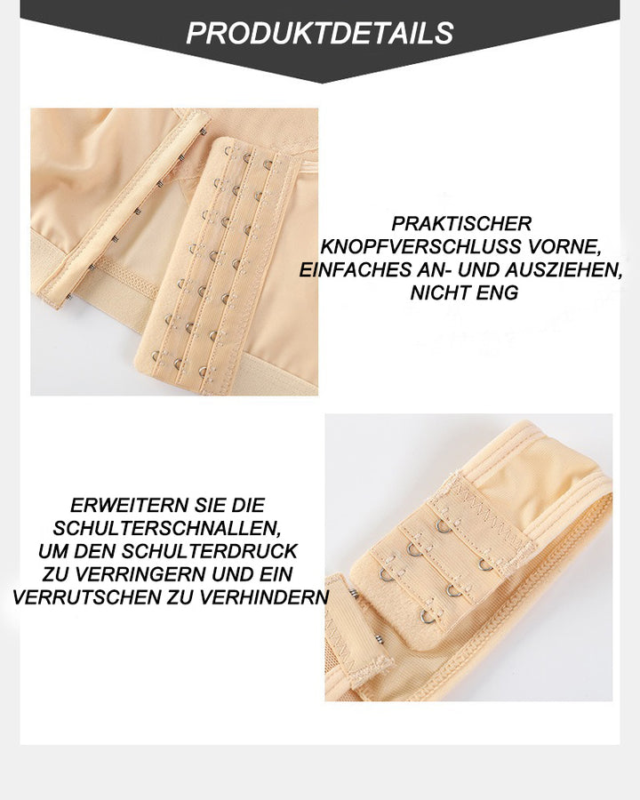 Damen BH mit Vorderverschluss und verstellbaren Schultergurten